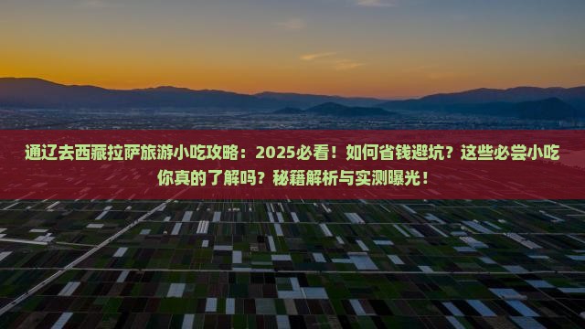 通辽去西藏拉萨旅游小吃