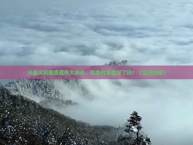遵义到西藏雅鲁藏布大峡谷攻略