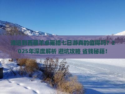 清远到西藏羊卓雍措七日游