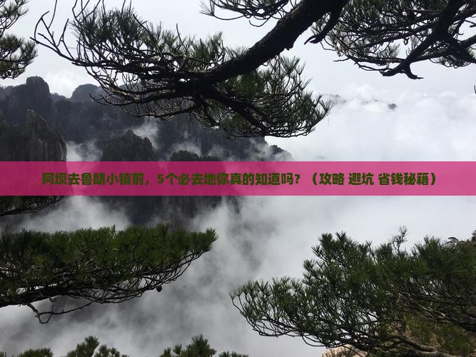 阿坝去西藏鲁朗小镇必去地