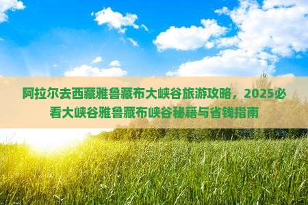 阿拉尔去西藏雅鲁藏布大峡谷旅游