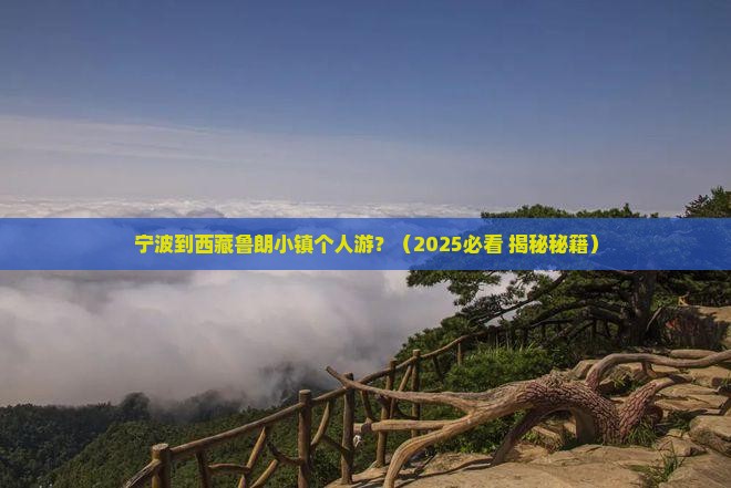 宁波到西藏鲁朗小镇个人游