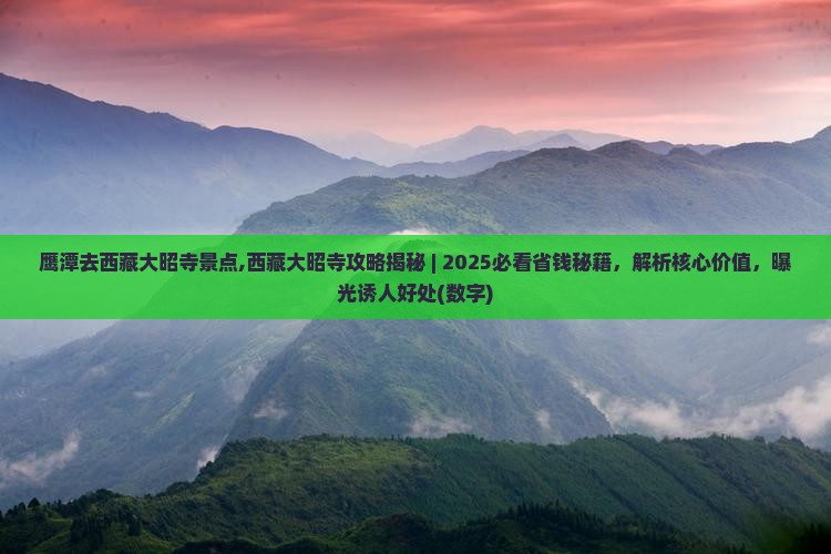 鹰潭去西藏大昭寺景点