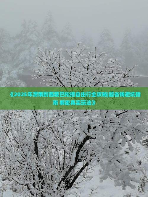 渭南到西藏巴松措自由行