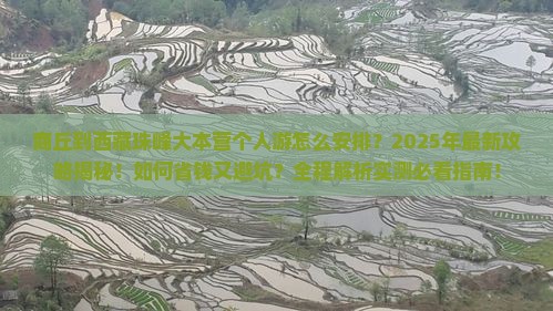 商丘到西藏珠峰大本营个人游