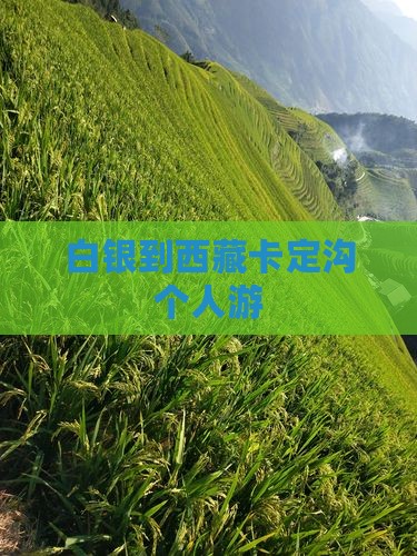 白银到西藏卡定沟个人游