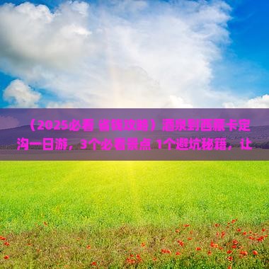 酒泉到西藏卡定沟一日