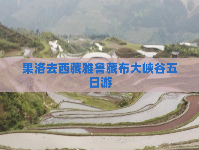 果洛去西藏雅鲁藏布大峡谷五日游