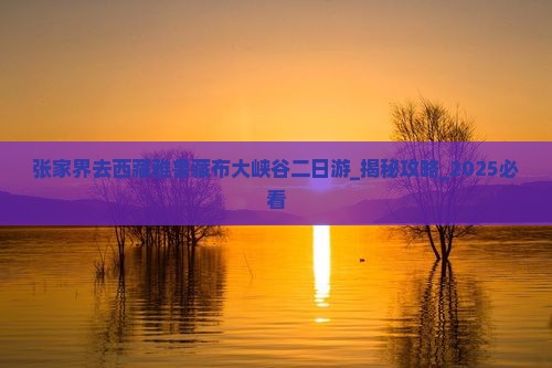 张家界去西藏雅鲁藏布大峡谷二日游 张家界去西藏雅鲁藏布大峡谷二日游