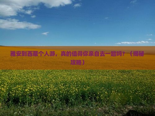 雅安到西藏个人游