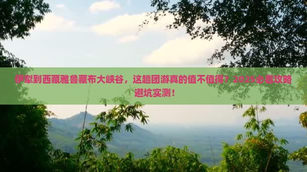 伊犁到西藏雅鲁藏布大峡谷团体旅游