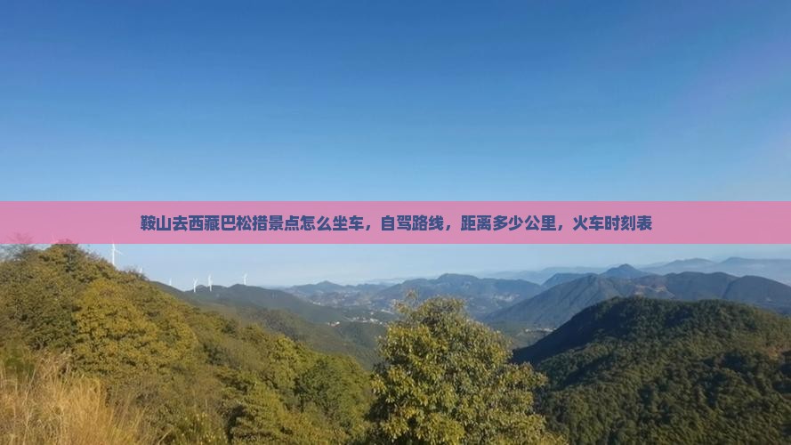 鞍山去西藏巴松措景点