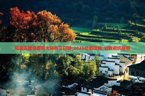 和田去西藏雅鲁藏布大峡谷三日游