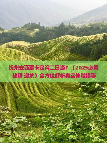 抚州去西藏卡定沟二日游