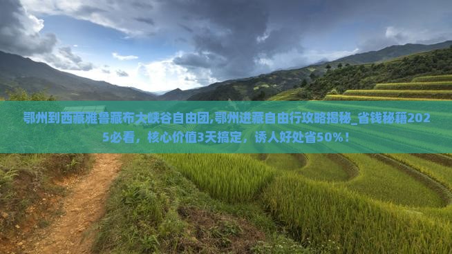 鄂州到西藏雅鲁藏布大峡谷自由团