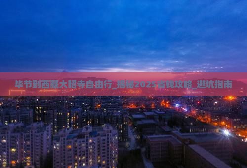 毕节到西藏大昭寺自由行