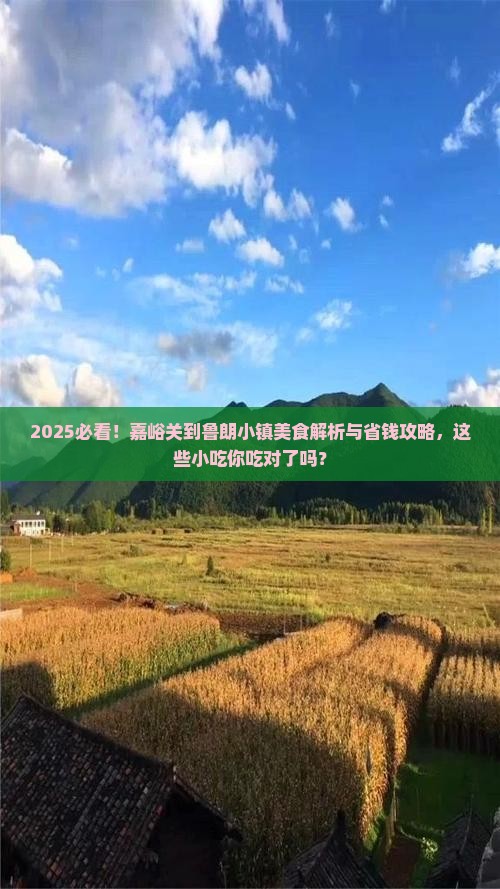 嘉峪关到西藏鲁朗小镇旅游小吃
