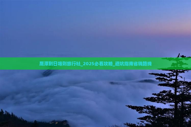 鹰潭到西藏日喀则旅行社