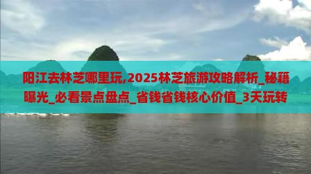 阳江去西藏林芝哪里玩