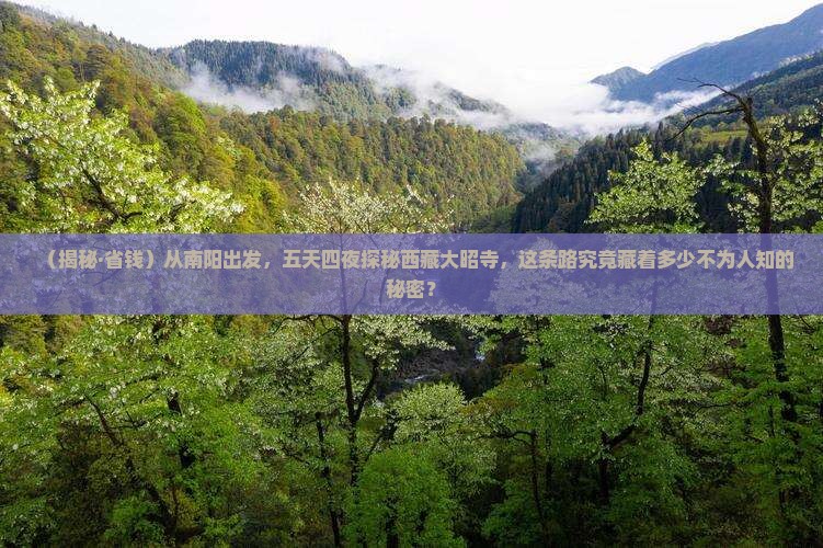 南阳到西藏大昭寺五日游