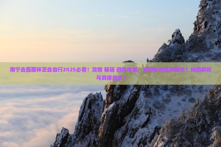 南宁去西藏林芝自由行