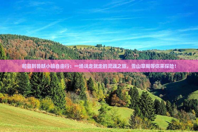 和县到西藏鲁朗小镇自由行
