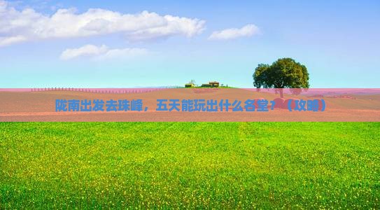 陇南到西藏珠峰大本营五日游