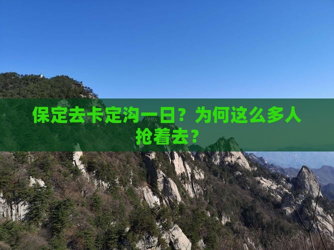 保定去西藏卡定沟一日
