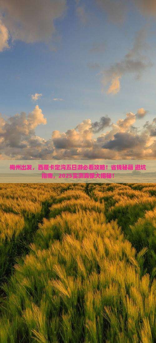 梅州到西藏卡定沟五日游