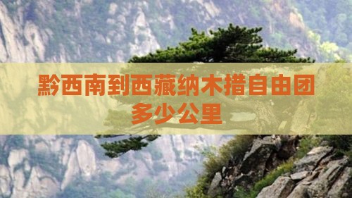黔西南到西藏纳木措自由团