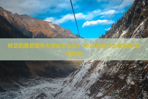 林芝到西藏雅鲁藏布大峡谷自由行