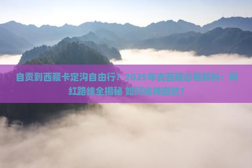自贡去西藏卡定沟自由行
