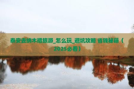 泰安去西藏纳木措旅游