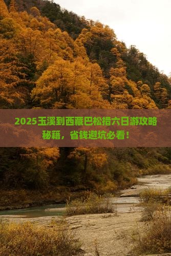 玉溪到西藏巴松措六日游