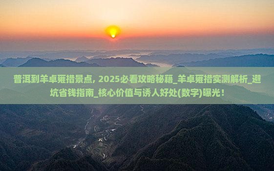 普洱到西藏羊卓雍措景点
