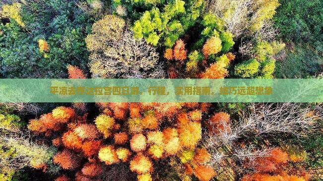 平凉去西藏布达拉宫四日游