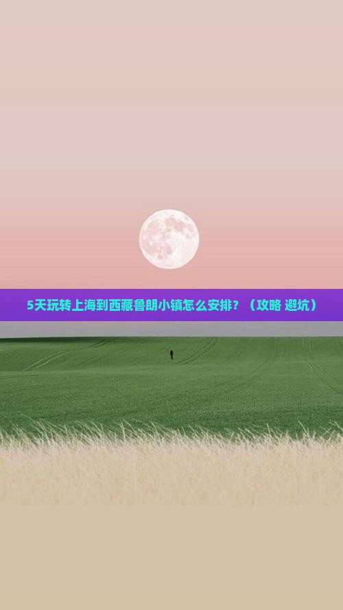 上海到西藏鲁朗小镇哪里玩