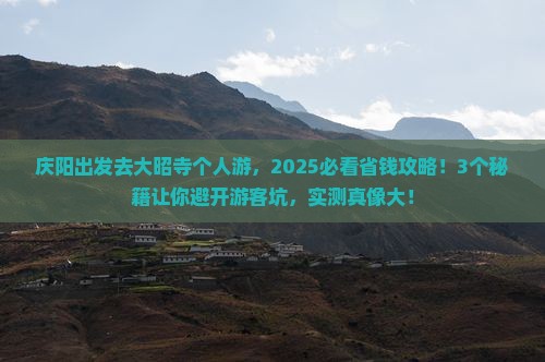 庆阳去西藏大昭寺个人游