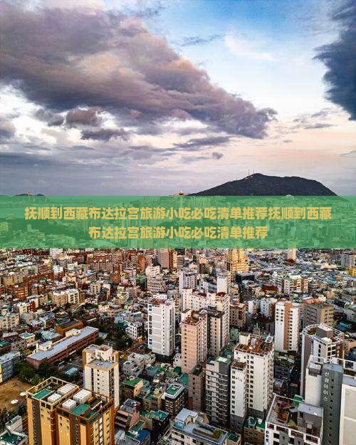 抚顺到西藏布达拉宫旅游小吃
