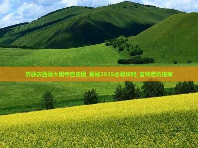 济源去西藏大昭寺自由团