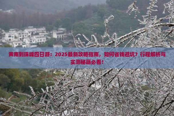 黄南到西藏珠峰大本营四日游