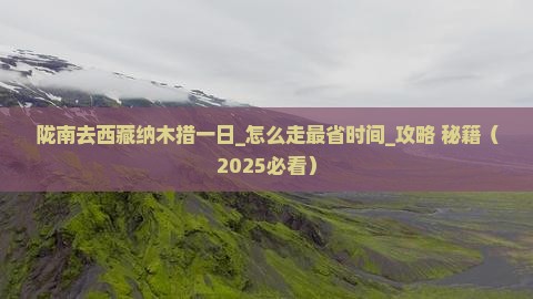 陇南去西藏纳木措一日
