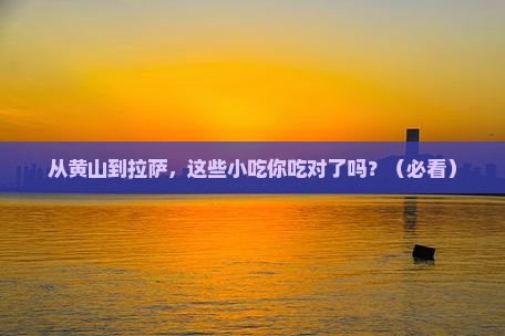 黄山到西藏拉萨旅游小吃