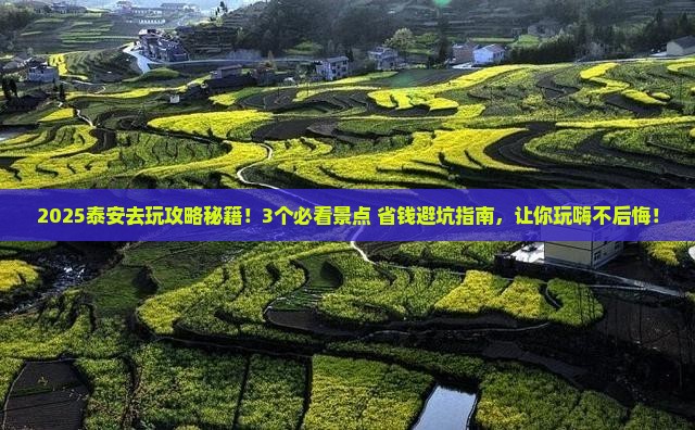 泰安去西藏哪里玩