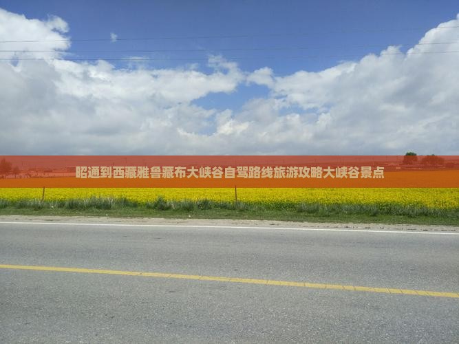 昭通到西藏雅鲁藏布大峡谷自由行