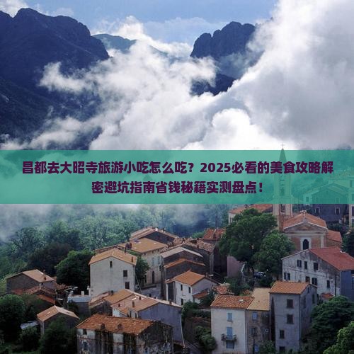 昌都去西藏大昭寺旅游小吃