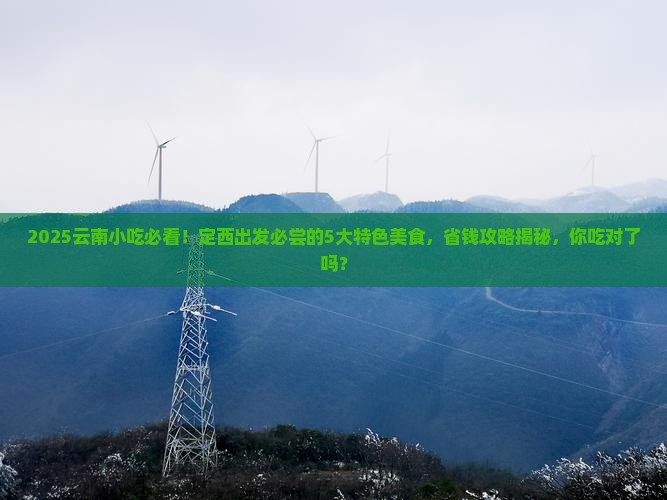 定西到云南旅游小吃