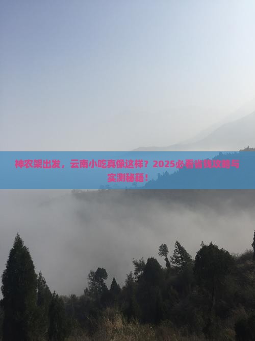 神农架去云南旅游小吃