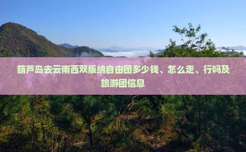 葫芦岛去云南西双版纳自由团