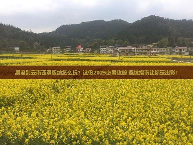 果洛到云南西双版纳哪里玩